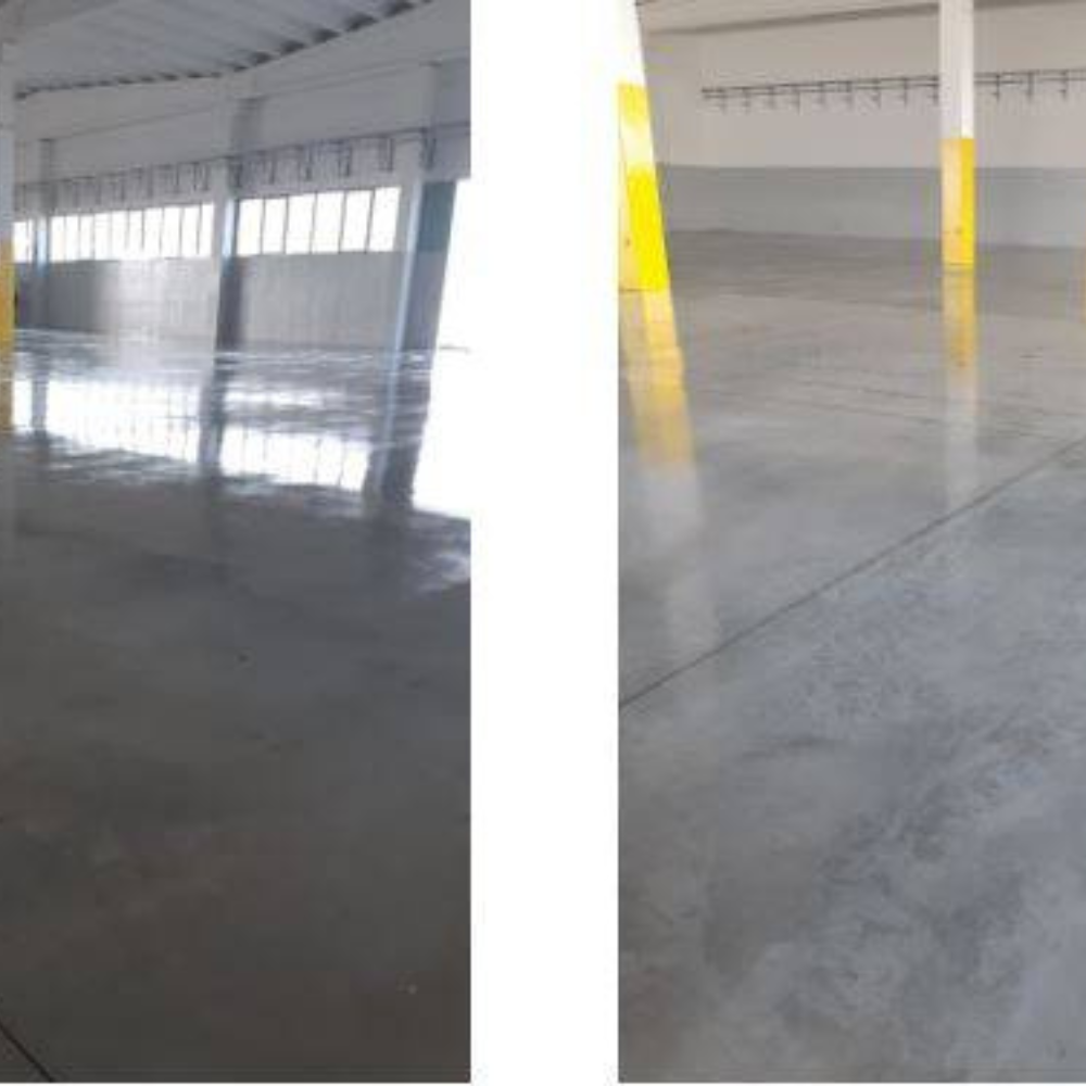 Trattamento finitura sigillante e antispolvero di pavimentazioni in cemento industriale stop cem da 5 lt