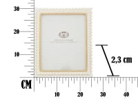 Cornice Petal White Glam Cm 25.4X2.3X30.5  (Misura Interna Cm 15X20)