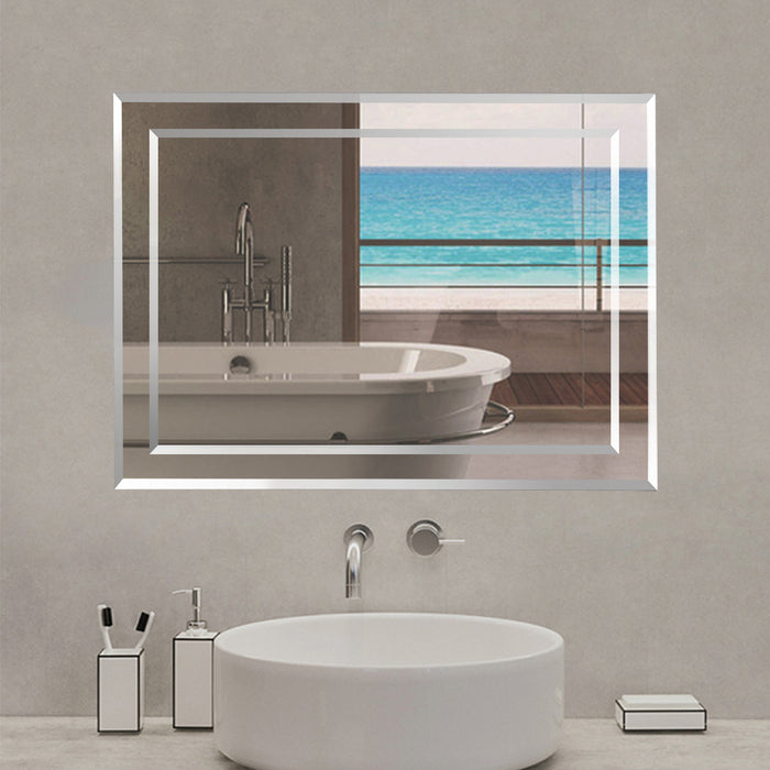 AICA Specchio da bagno Rettangolare. 65x90 cm.