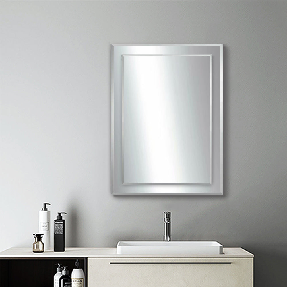 AICA Specchio da bagno Rettangolare. 65x90 cm.