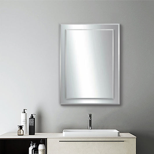 AICA Specchio da bagno Rettangolare. 65x90 cm.