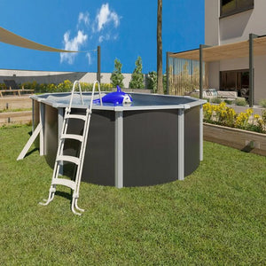 Piscina Fuori Terra Steeldesign - 4,90 X 3,65 X H.1,32 M - Kit Pro