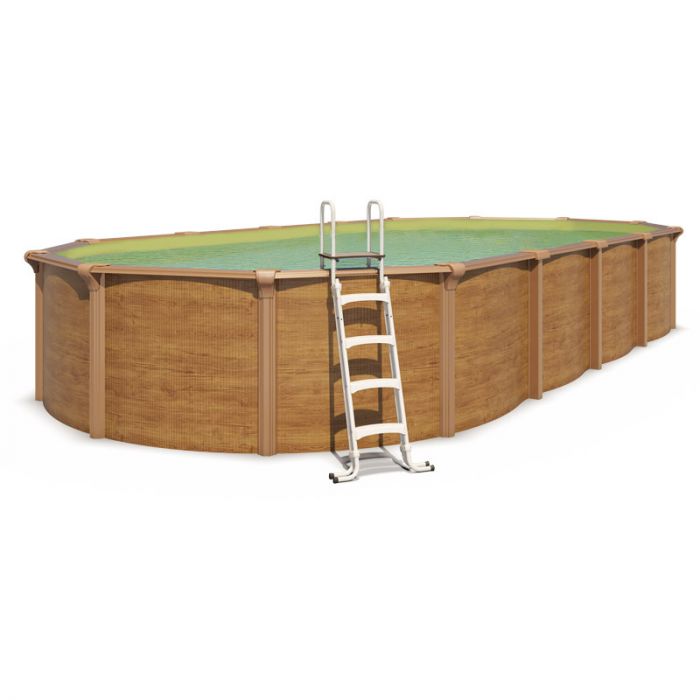 Piscina Fuori Terra Steelwood Omega - 7,30 X 3,65 X H.1,32 M - Kit Pro