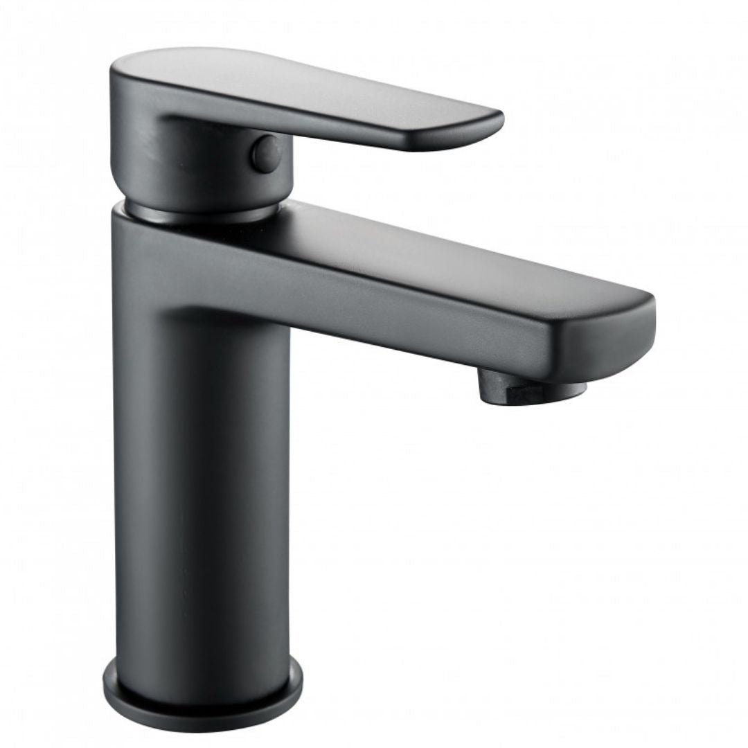 Miscelatore rubinetto africa per lavabo in ottone colore nero con piletta *** confezione 1