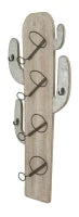 Porta Bottiglie Da Muro Cactus Cm 46X12X96