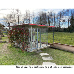 Recinto per cani box modulare solo perimetro metri 3 x 2 viteria compresa
