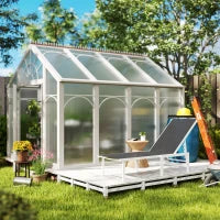 Lettino Sdraio con Schienale Regolabile su 5 Livelli, in Acciaio e Textilene, 60x166x84 cm, Bianco e Grigio