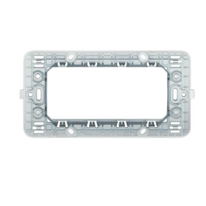 Kit supporto biesse per placche compatibile con bticino matix 4 posti *** numero pezzi 3, confezione 1