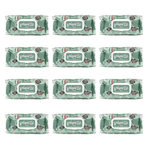 Multipack 12 confezioni salviette per cani e gatti con oli essenziali sgraditi agli insetti herbal