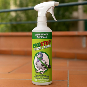 Disabituante naturale pronto all'uso piccioni volatili spray 750 ml ekostop
