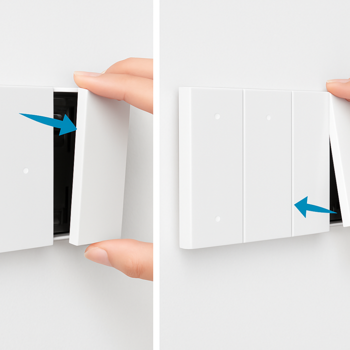 Bticino living now cover copriforo 1 modulo per supporti compatibili *** colore bianco, confezione 1