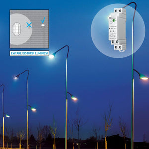 Finder 113182300000 relè crepuscolare 1no 16a per automazioni e impianti