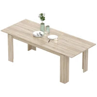 Tavolo da pranzo estendibile, da 180 a 260 cm, per 6-10 persone, in legno