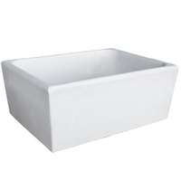 Pilozza calcestruzzo cemento serie ostuni design moderno bianco verniciabile *** misure 60 x 47 x h.30 cm, confezione 1