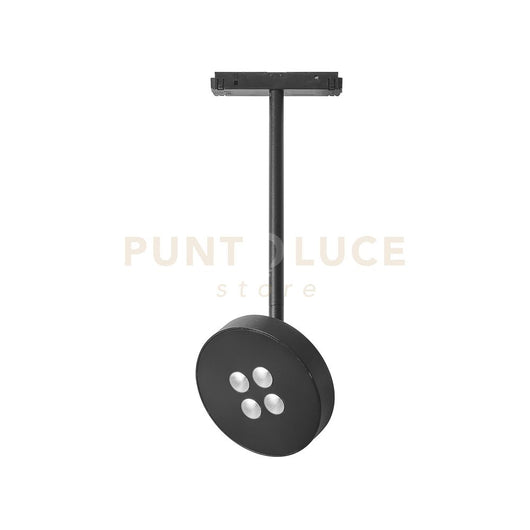 JESI SP - PROIETTORE LED PER BINARIO 48V NERO REGOLABILE 3000K 915LM 12W