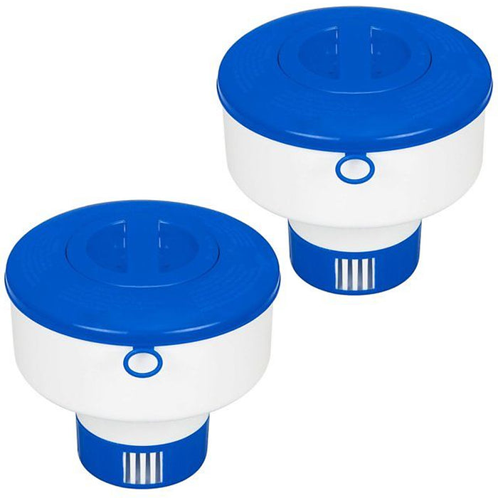 Diffusori galleggianti per piscina di cloro tricloro dicloro multifunzione in pasticche pezzi 2