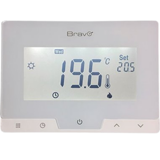 Bravo cronotermostato digitale glam programmazzione automatica o manuale