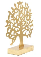 Scultura Albero Gold cm 31X8,5X31,5