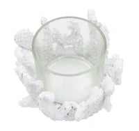 Porta Candela Corallo Cm Ø 12.5X9