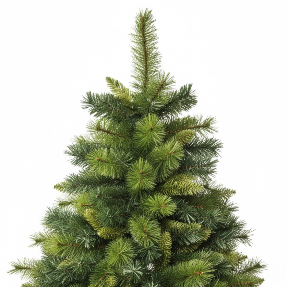 Granpino albero di natale imponente con chioma ricca e realistica stile americano *** misura h 210, confezione 1