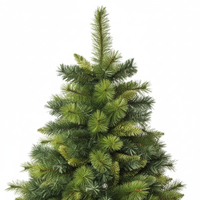 Granpino albero di natale imponente con chioma ricca e realistica stile americano *** misura h 210, confezione 1