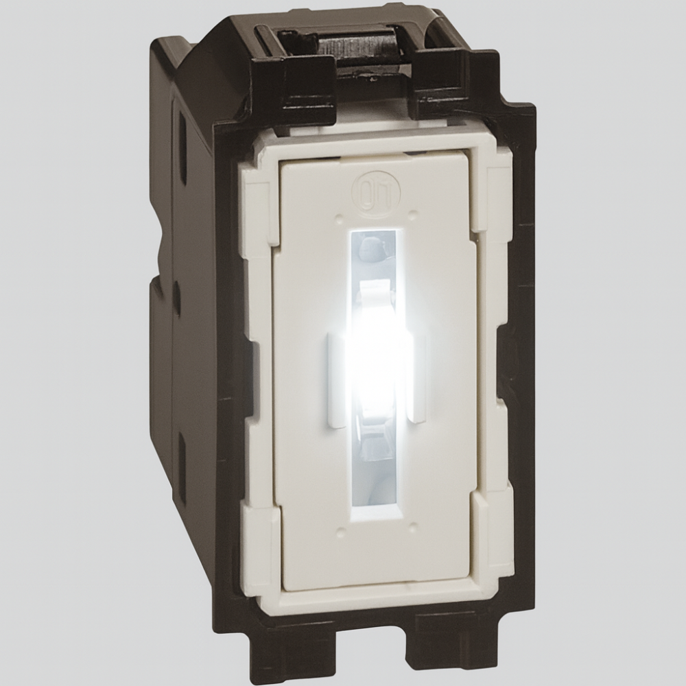 Bticino living now k4743v230t led bianco 230v alta luminosità segnalazione diurna