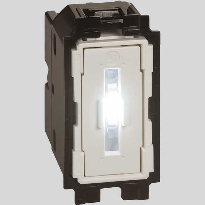 Bticino living now k4743v230t led bianco 230v alta luminosità segnalazione diurna