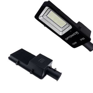 Lampione led ad energia solare con pannello solare separato + batteria 150 watt