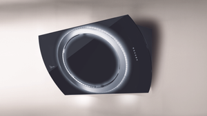 CAPPA NIMA cm 90 - vetro Nero - 800 m3/h