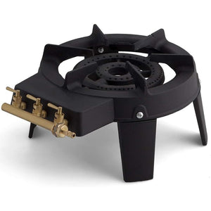 FORNELLONE FORNELLO IN GHISA GAS BRUCIATORE A 2 FUOCHI CAMPEGGIO PROJECT03