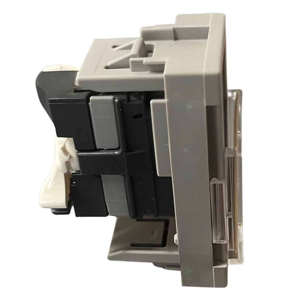 Connettore rj45 categoria 6 utp toolless idc bticino *** colore grigio, confezione 1