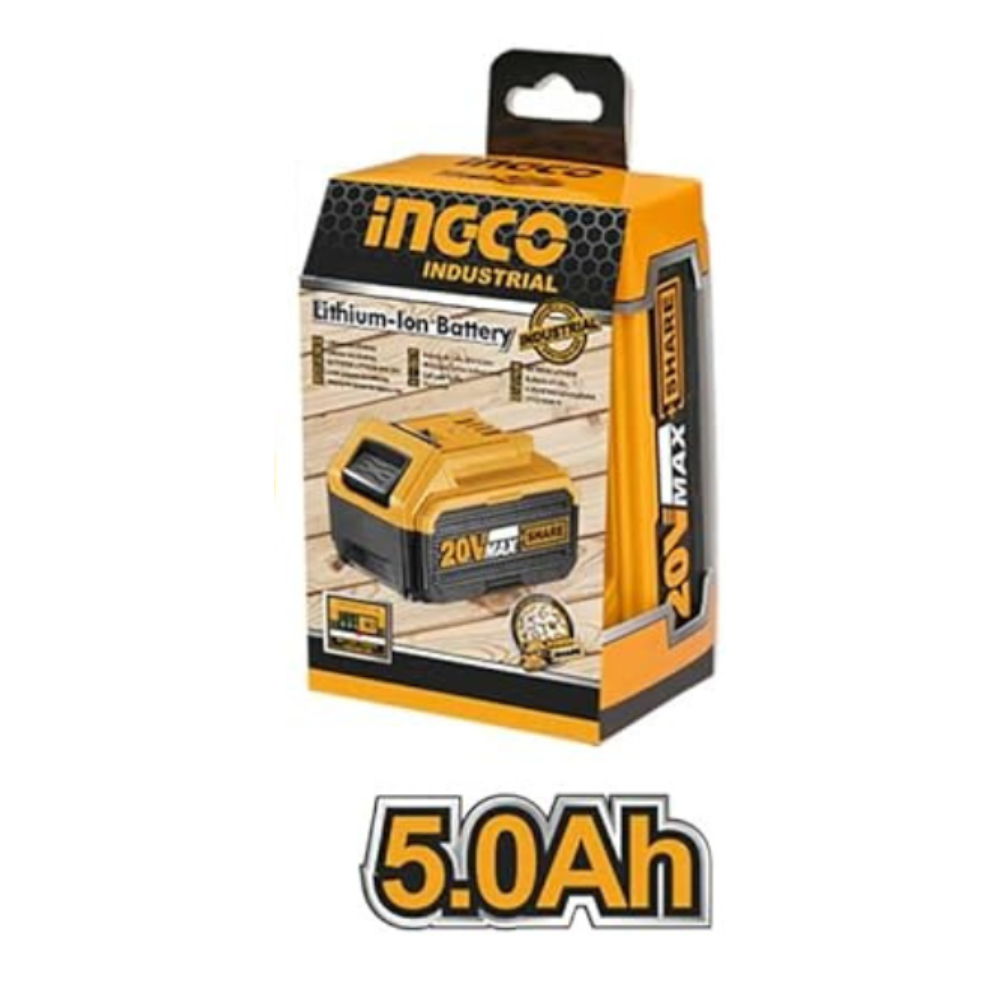 Batteria ioni litio 20v 5ah indicatore led potenza costante strumenti elettrici