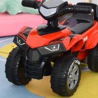 Quad Giocattolo per Bambini 18-36 Mesi con Licenza GOODYEAR con Luci e Suoni Realistici, Rosso e Nero, 60x31x42cm
