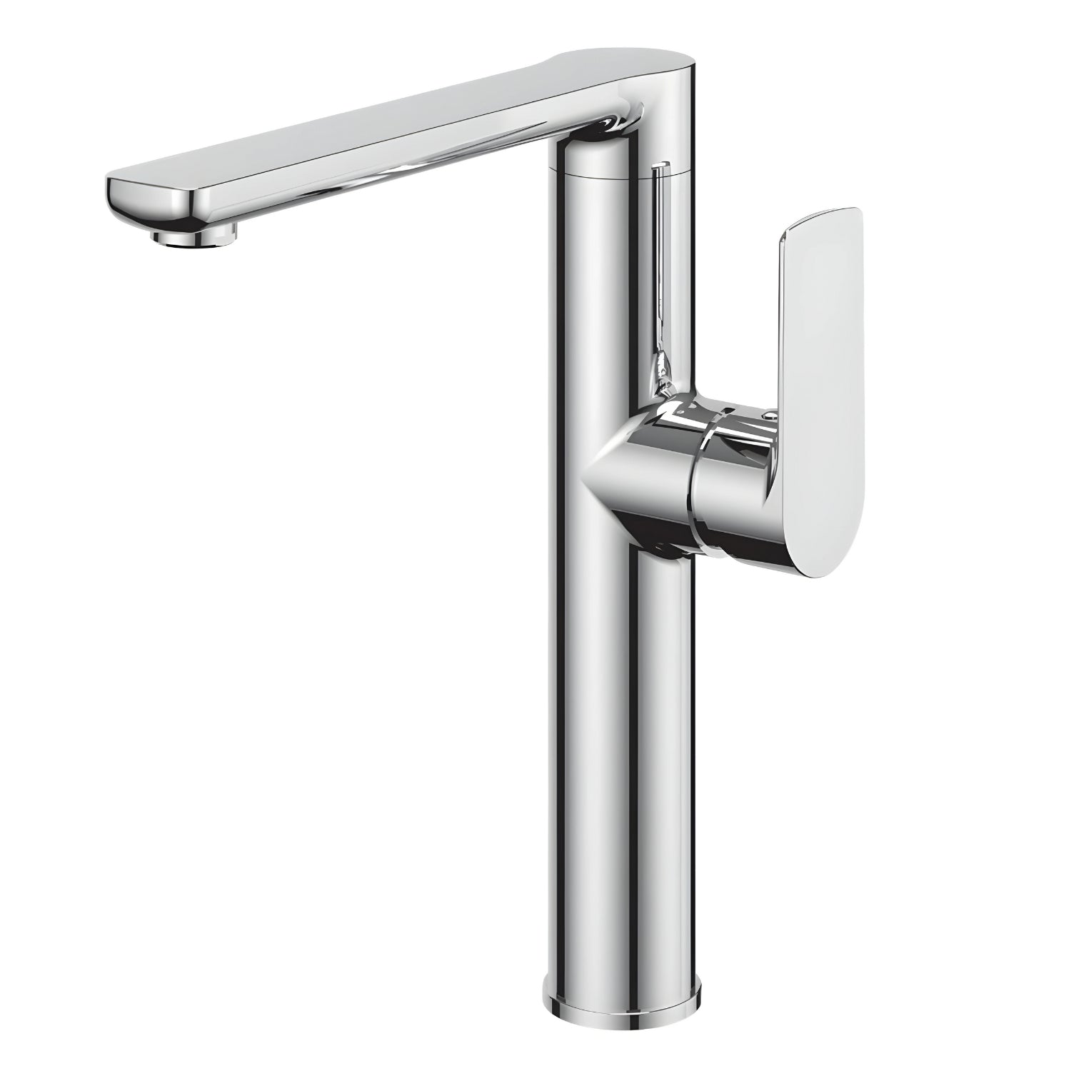 Miscelatore monocomando lavello cucina orientabile tunisi installazione rapida *** finitura- cromo lucido, confezione 1