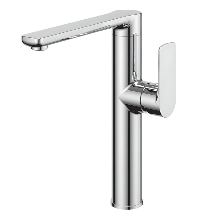 Miscelatore monocomando lavello cucina orientabile tunisi installazione rapida *** finitura- cromo lucido, confezione 1