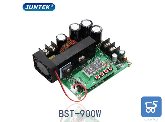 JUNTEK BST900W Controllo Digitale DC Regolatore di Tensione Alimentazione Boost Converter Module 0-80V a 10-120V