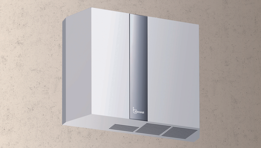 COMPACT MOTORE PER ESTERNO cm 45x35 - Bianco, Inox - 900 m3/h