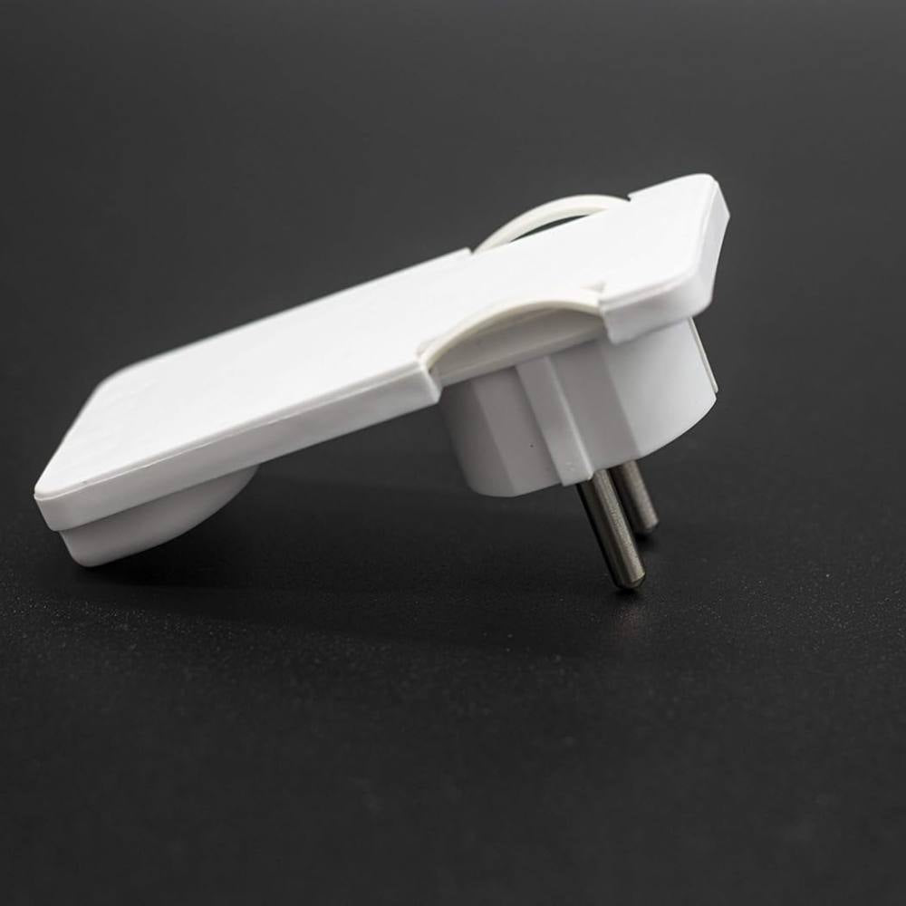 Ecova 30183 spina piatta salvaspazio schuko 16a 2p+t per casa e ufficio