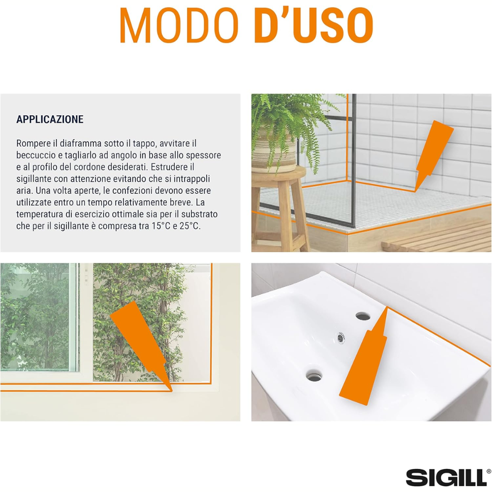 Silicone sigillante monocomponente a tubetto 60 ml *** colore- nero, confezione 1