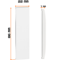 Bticino living now cover copriforo 1 modulo per supporti compatibili *** colore bianco, confezione 1