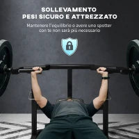 Macchina Pettorali ad Altezza Regolabile in Acciaio, 150x150x60-85 cm, Nero