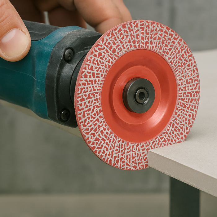 Disco diamantato lamellare diametro 115mm sgrossatura bordi piastrelle *** formato grana 200gr., confezione 1