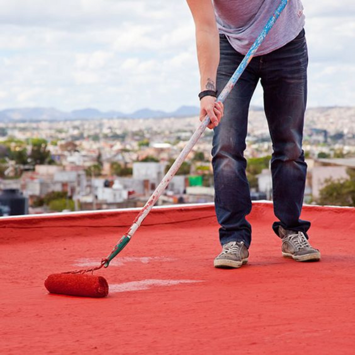 Guaina liquida impermeabilizzazione protezione riparazione balcone tetto rossa *** formato 18 kg, confezione 1