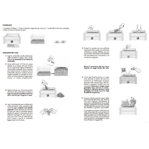 Kit contenitore easyorto basilico e prezzemolo in cucina sul davanzale e in giardino