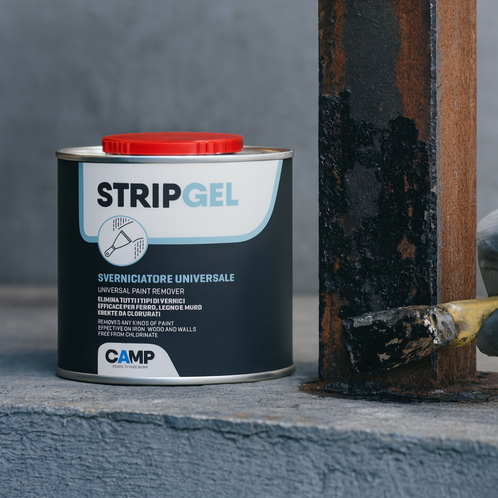Stripgel sverniciatore in gel esente da clorurati per ferro legno e muro 750 ml 3 pezzi