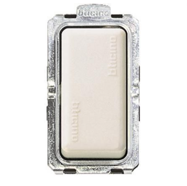 Interruttore unipolare bianco 16 ampere serie bticino magic 5001
