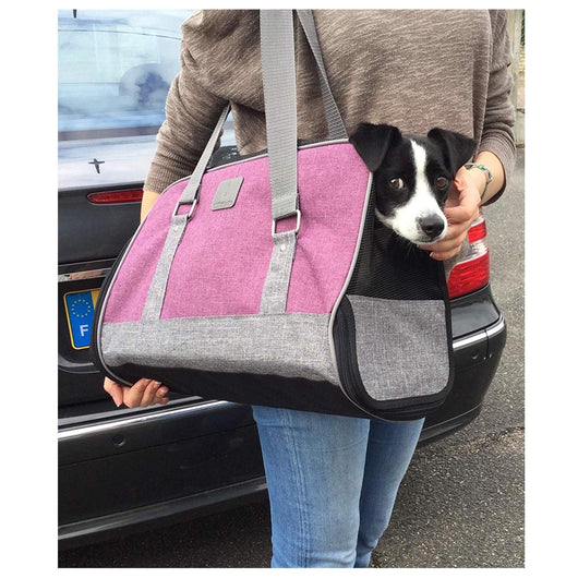 Trasportino per cani e gatti & lettino 2 in 1 max 6 kg jamaica transformer melange