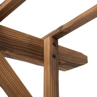 Arco da Giardino Arco a Fiori Stile Esotico dim. 140L x 65l x 200H cm Legno di Abete