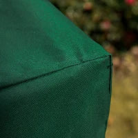 Copertura per Dondolo da Giardino a 3 Posti in Tessuto Oxford con Chiusura a Corda, 240x133x185 cm, Verde