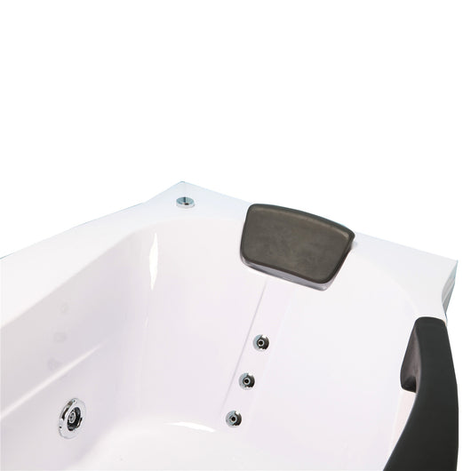 Vasca idromassaggio 180 X 96 cm con vetro frontale 9 getti – Jungle